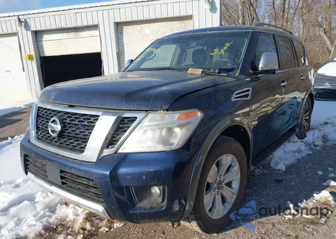 2017 Nissan Armada Sl z USA, uszkodzony, nr VIN JN8AY2ND9H9006394